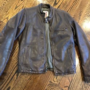 VINTAGE ABERCROMBIE AND FITCH LEATHER JACKET